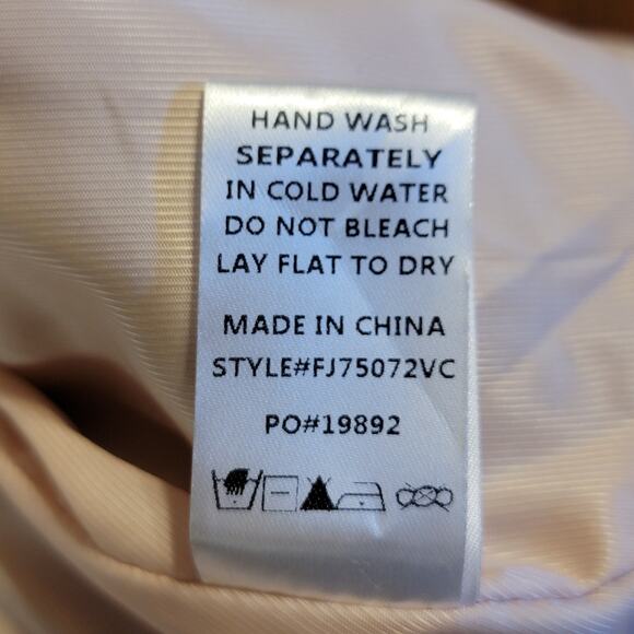 FATE Wool Jacket Shacket Beige Tan Mid Length S Fall Winter Layering Chic NWT - Picture 11 of 12